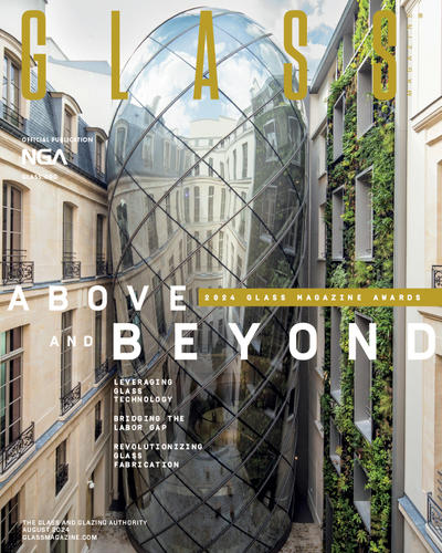 read the august issue of glass magazine, featuring the 2024 glass magazine awards